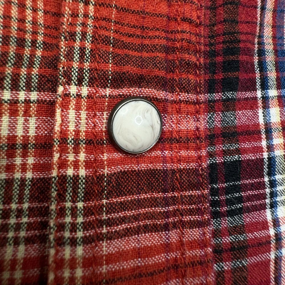 44 MM Plaid Shirt Men's Size X-Large Pearl Snap Long Sleeve - Picture 8 of 13